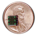 Microthruster on a penny